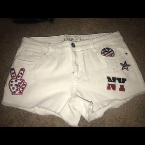 distressed rue 21 shorts